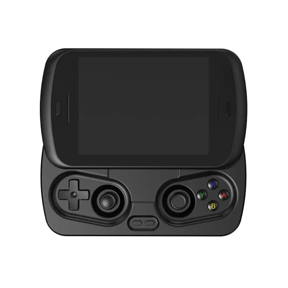Contrôleur de jeu Anbernic RG SLIDE, design compact avec écran, boutons ergonomiques et commandes rétro.