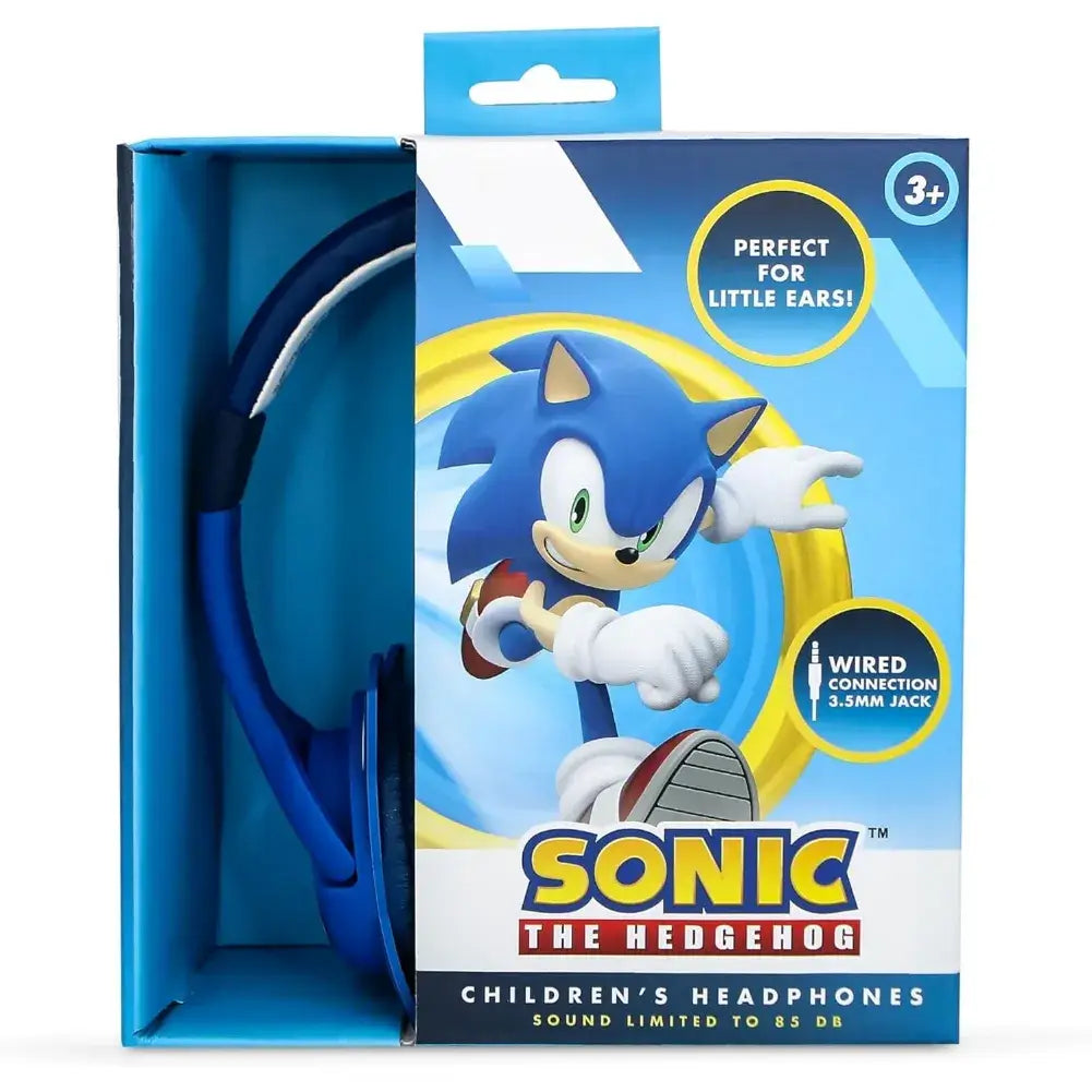 Casque audio Sonic avec prise jack 3.5 mm pour enfant