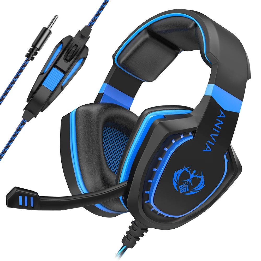 Casque gamer Anivia AH28 Bleu Filaire