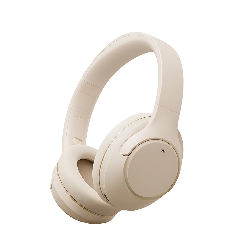 Casque gamer Picun de couleur Beige sans-fil
