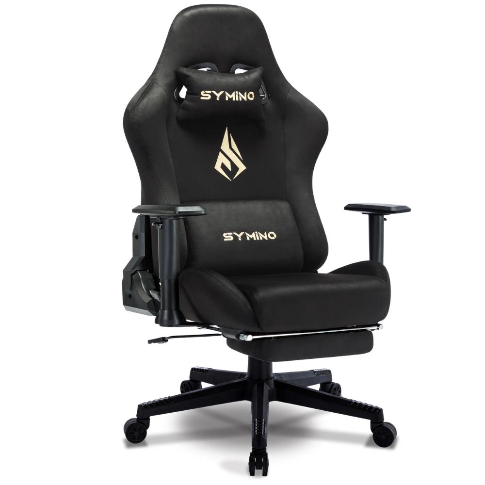 Chaise gamer symino noir fabriqué pour tous les gamers passionnés