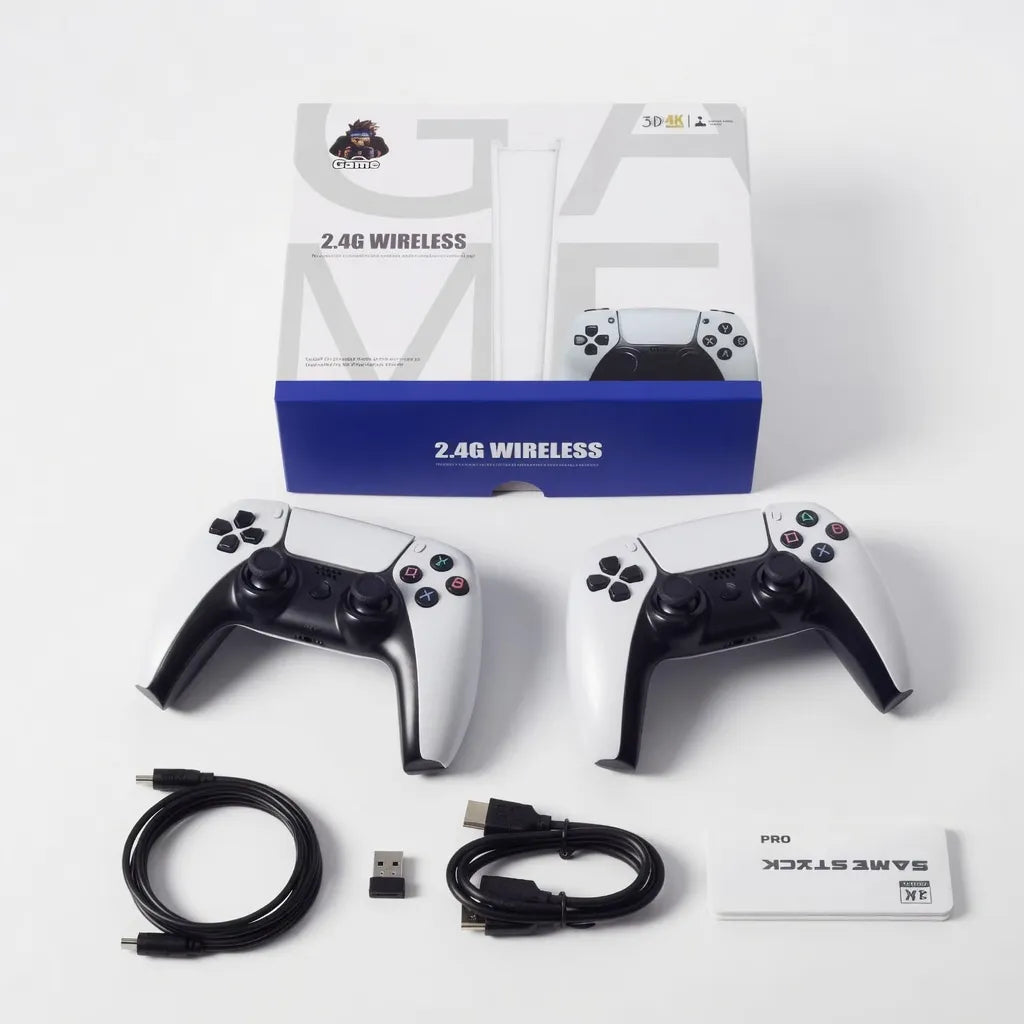 4K TV Video Game Console M15, 40,000 / 50,000 built-in games, 128GB portable game player, wireless controller, retro game controller