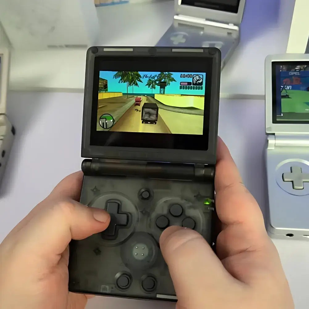 Console RG35XXSP en pleine partie