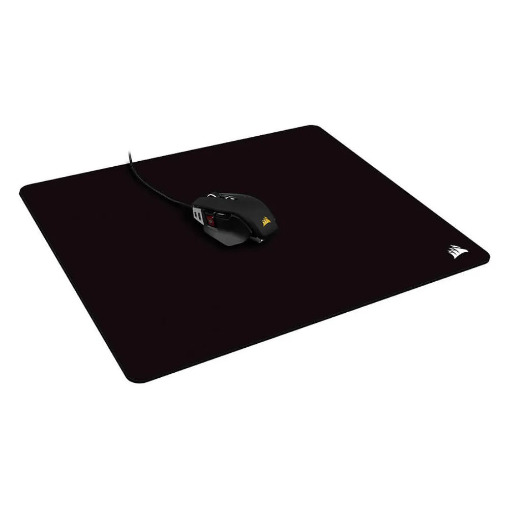 Corsair MM200 Pro gaming mouse pad with optical mouse, offering a smooth and durable surface for gamers.