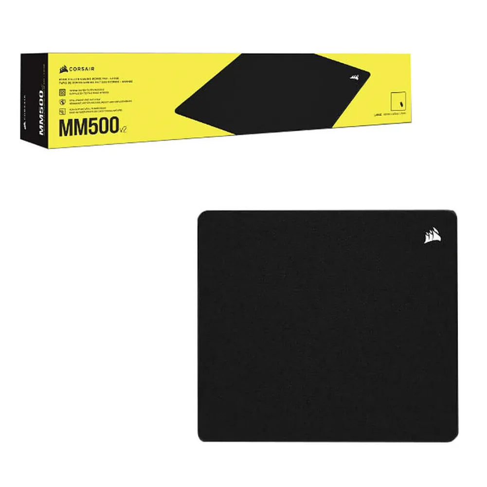 Corsair MM5000 V2 gaming mouse pad featuring a textured surface and anti-slip base for optimal performance.