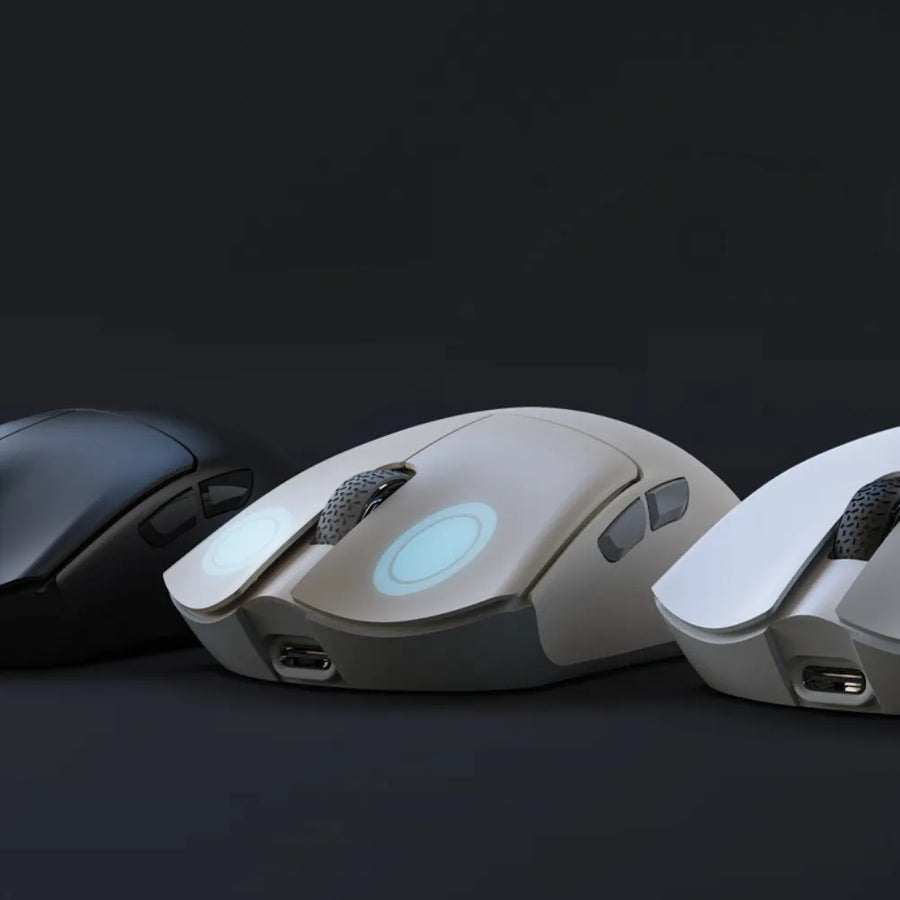 Vue avant de la souris Darmoshark M3.
