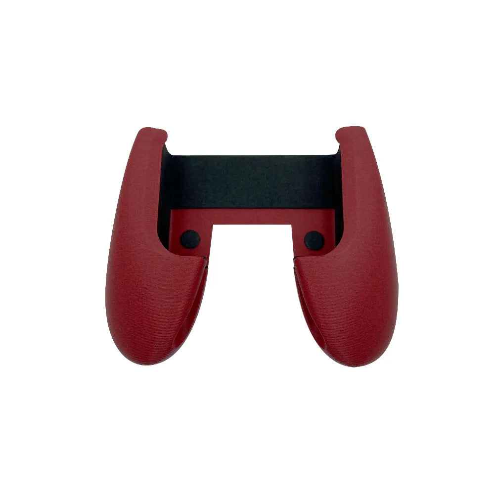 Grip Trimui Brick : manette confortable en mousse ergonomique et revêtement anti-glisse rouge.