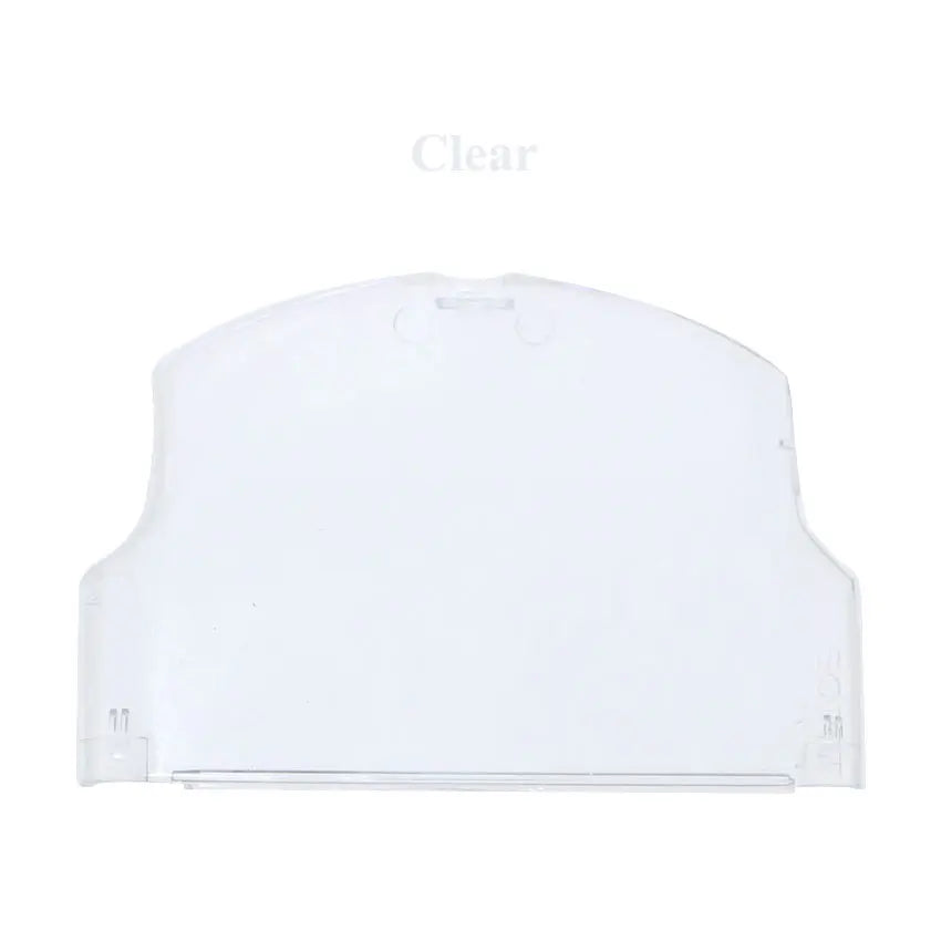 Cache de batterie de remplacement pour PSP 2000 et 3000, pièce plastique clipsable — Transparent