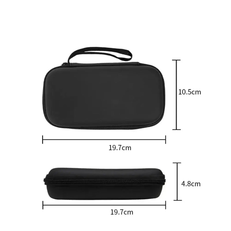 Housse Anbernic RG406H – Protection rigide & transport, dimensions 19.7cm x 10.5cm x 4.8cm, coque rigide.