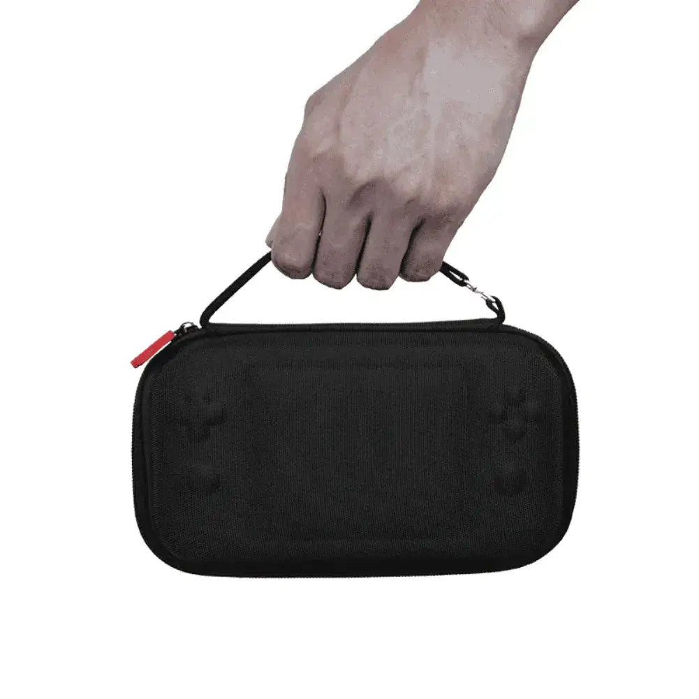 Housse Anbernic RG 477M - Protection gamer stylée, prise en main d'une housse rigide noire pour console.