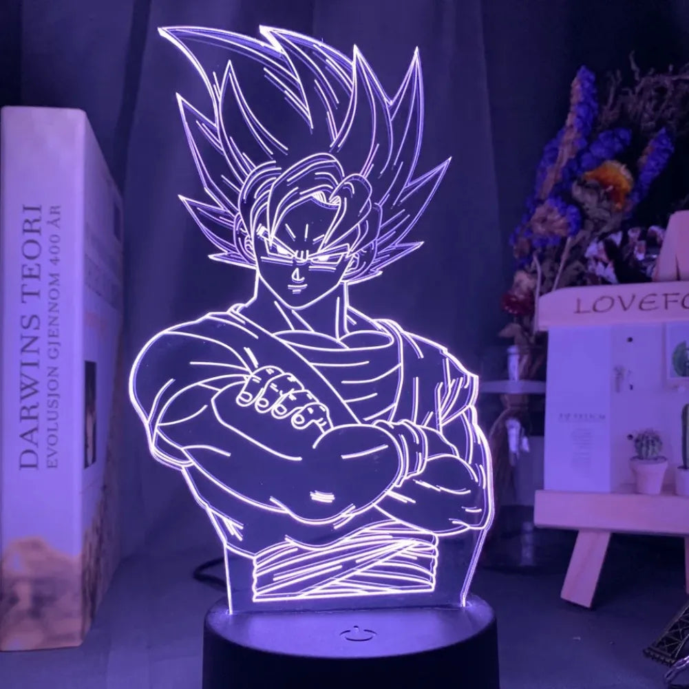 Lampe 3D Sangoku vue de face