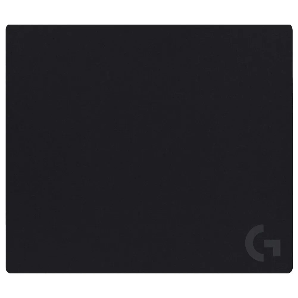 Tapis de souris Logitech G G640 en noir, conçu pour un équilibre optimal entre contrôle et vitesse en gaming.