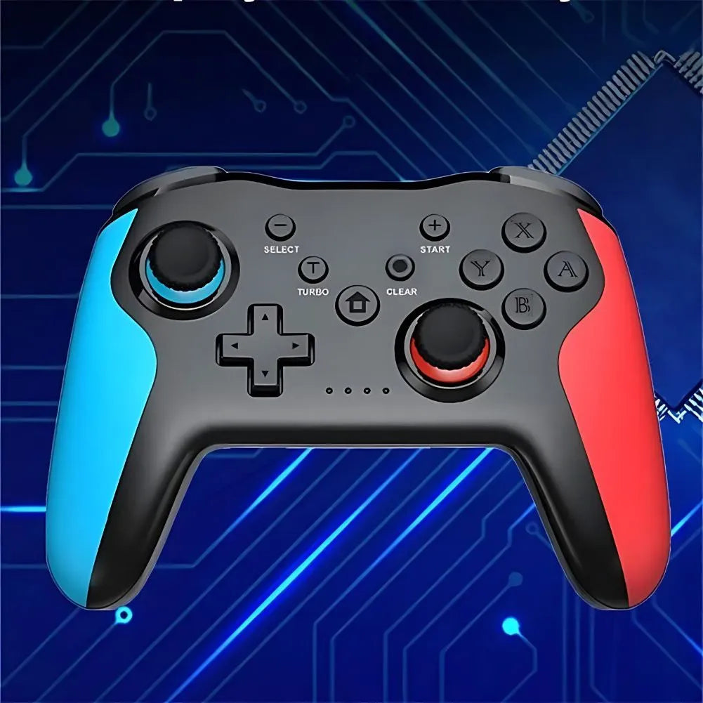 Manette PS3 Sans-fil de couleur bleu & rouge