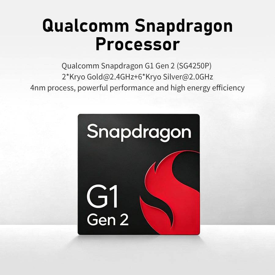 Puce Qualcomm Snapdragon G1 Gen 2 gravée en 4 nm de l'Anbernic RG 55G1