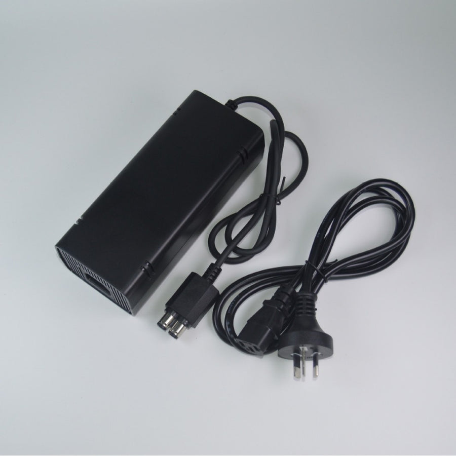 Bloc d'alimentation 135 W de remplacement pour Xbox 360 Slim, noir, avec cordon secteur EU