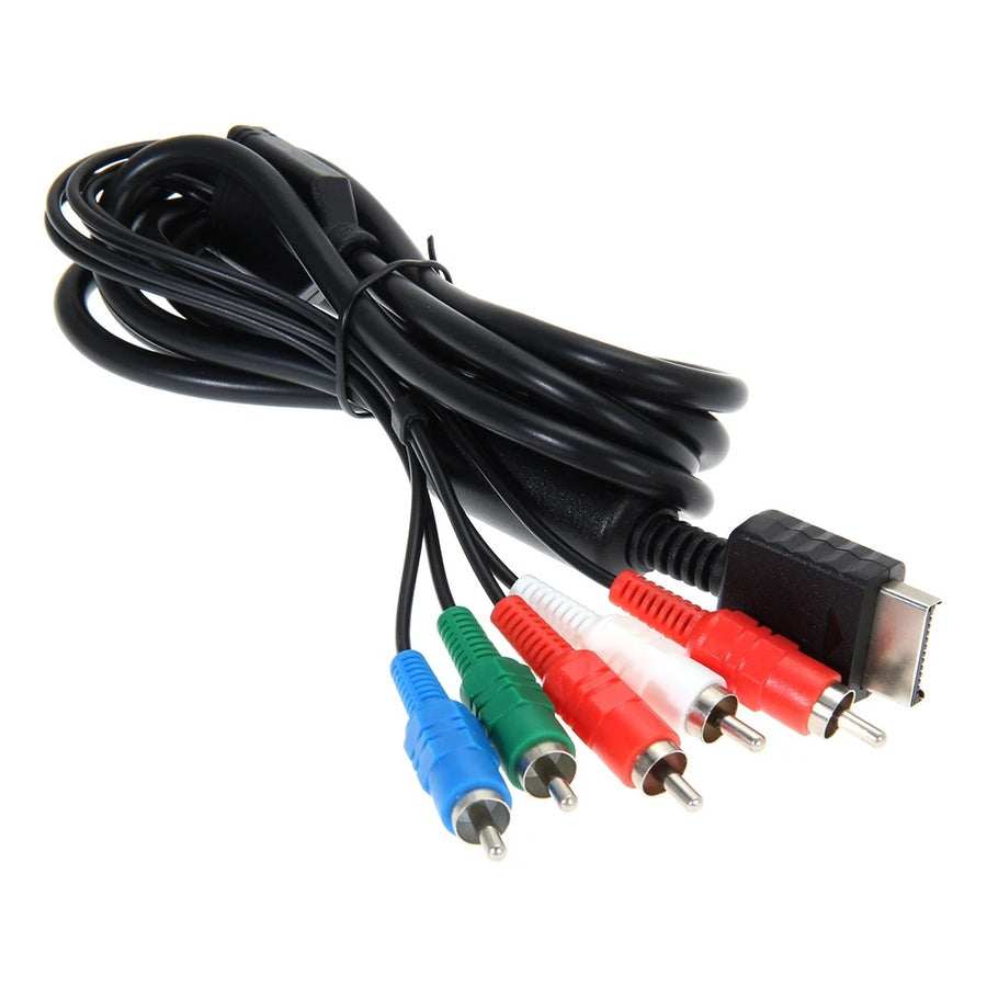 Câble composantes YPbPr 1,8 m pour PS2 et PS3, connecteur AV multi-sortie et 5 fiches RCA