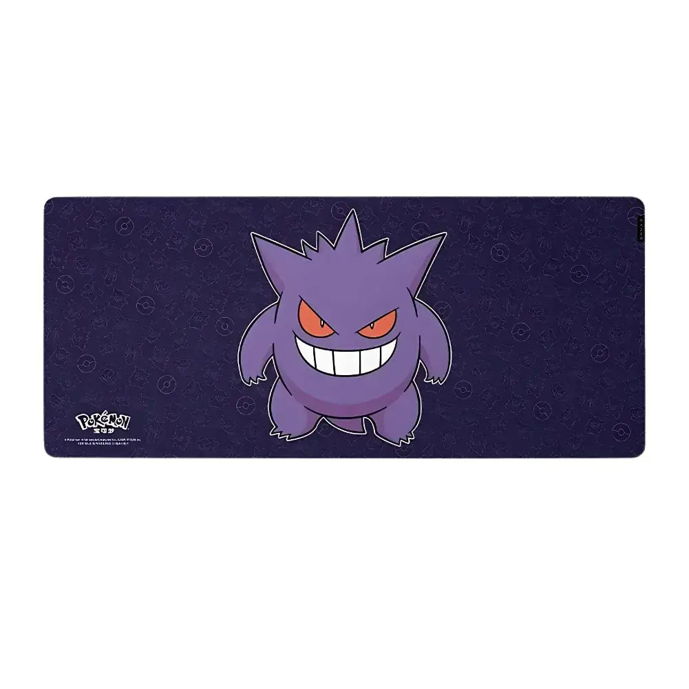 Tapis de souris XXL Razer Gengar avec design Pokémon, surface textile fluide et base antidérapante.