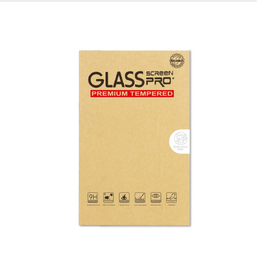 Protection écran Trimui Brick - emballage en carton du verre trempé premium avec instructions et pictogrammes.