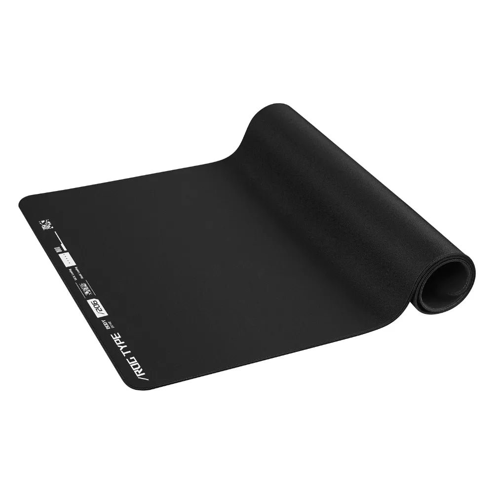 ROG Hone Ace XXL black gaming mouse pad, durable and optimized for precise control and comfort.