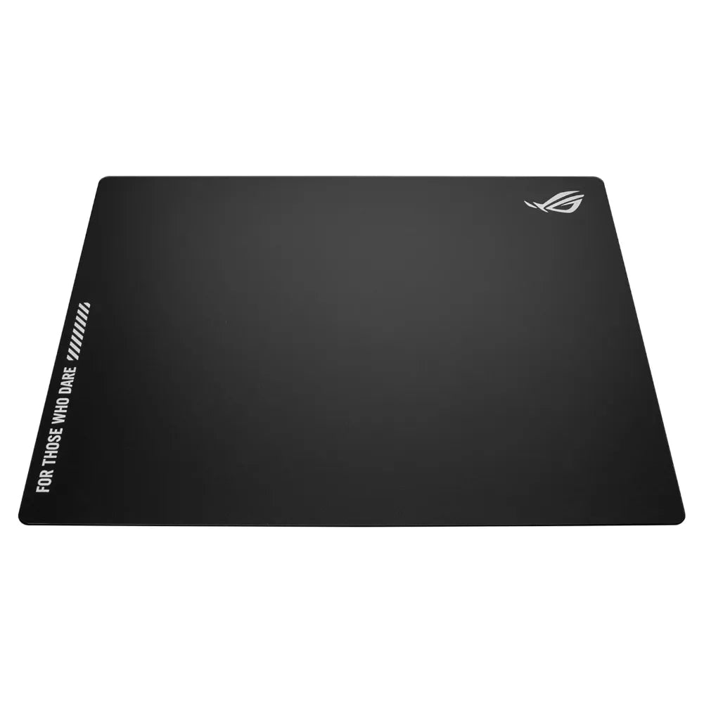 ROG Moonstone Ace L Noir tapis de souris gaming pro en verre trempé, surface ultra-lisse et antidérapante.