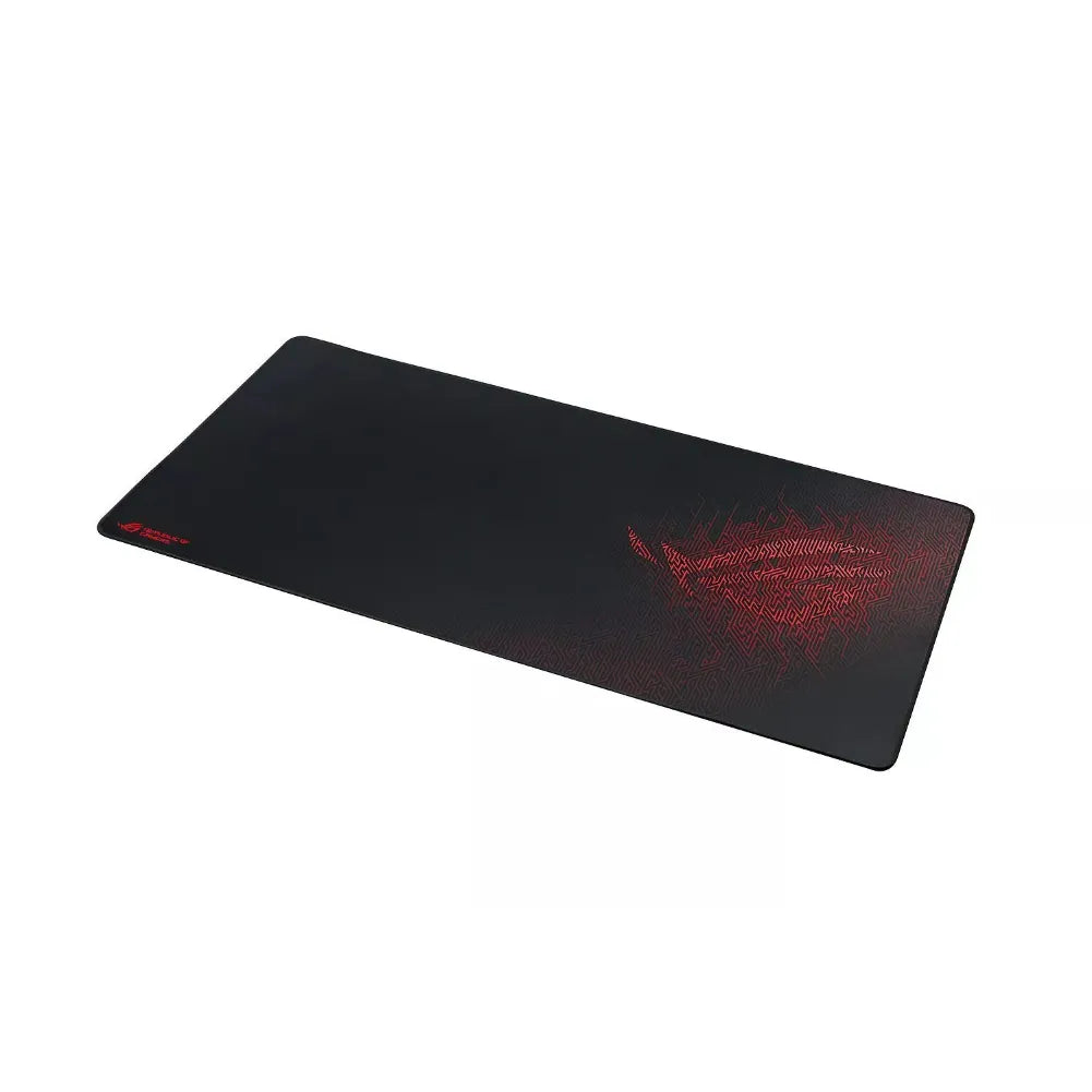 ROG Sheath XXL gaming mouse pad with anti-slip base and reinforced stitching, designed for precise tracking.