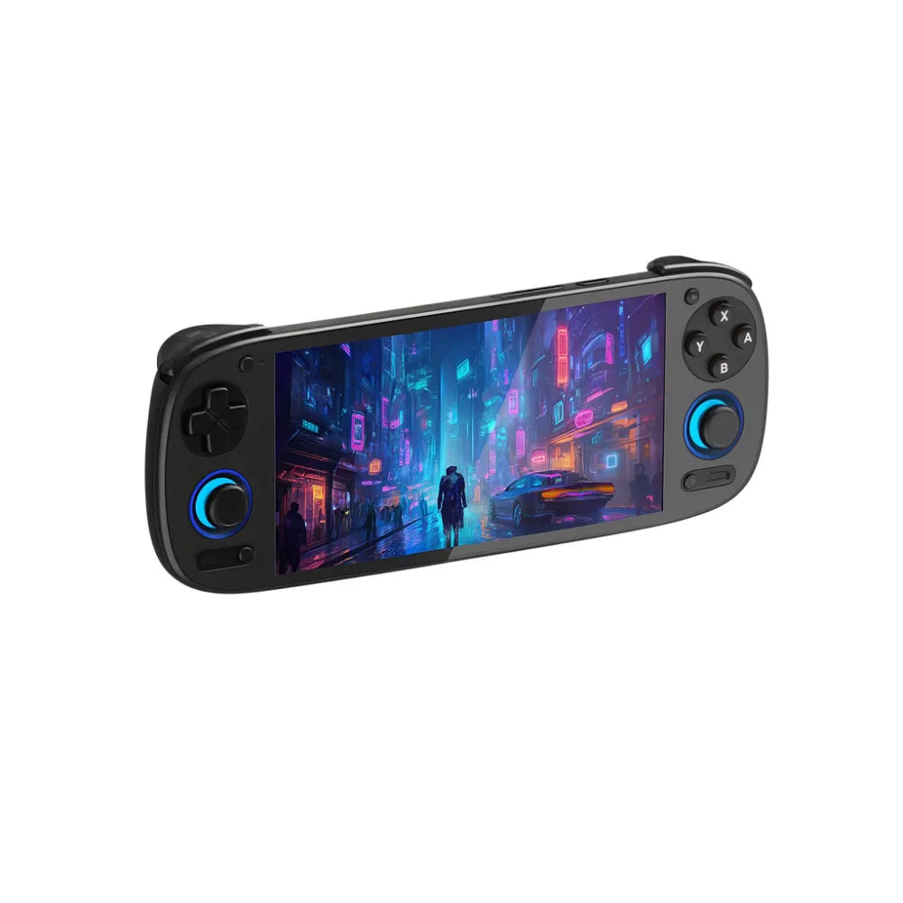 Console portable Retroid Pocket 5 avec écran AMOLED et design moderne pour gamers.