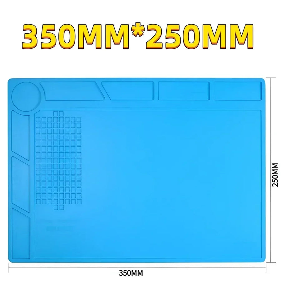 Tapis de soudure en silicone magnétique antistatique pour atelier de réparation — visuel 26