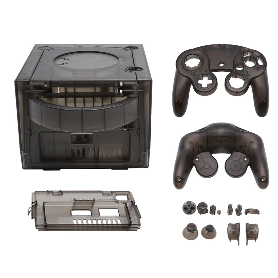 Coque pour GameCube, noir translucide, version kit B — visuel 33