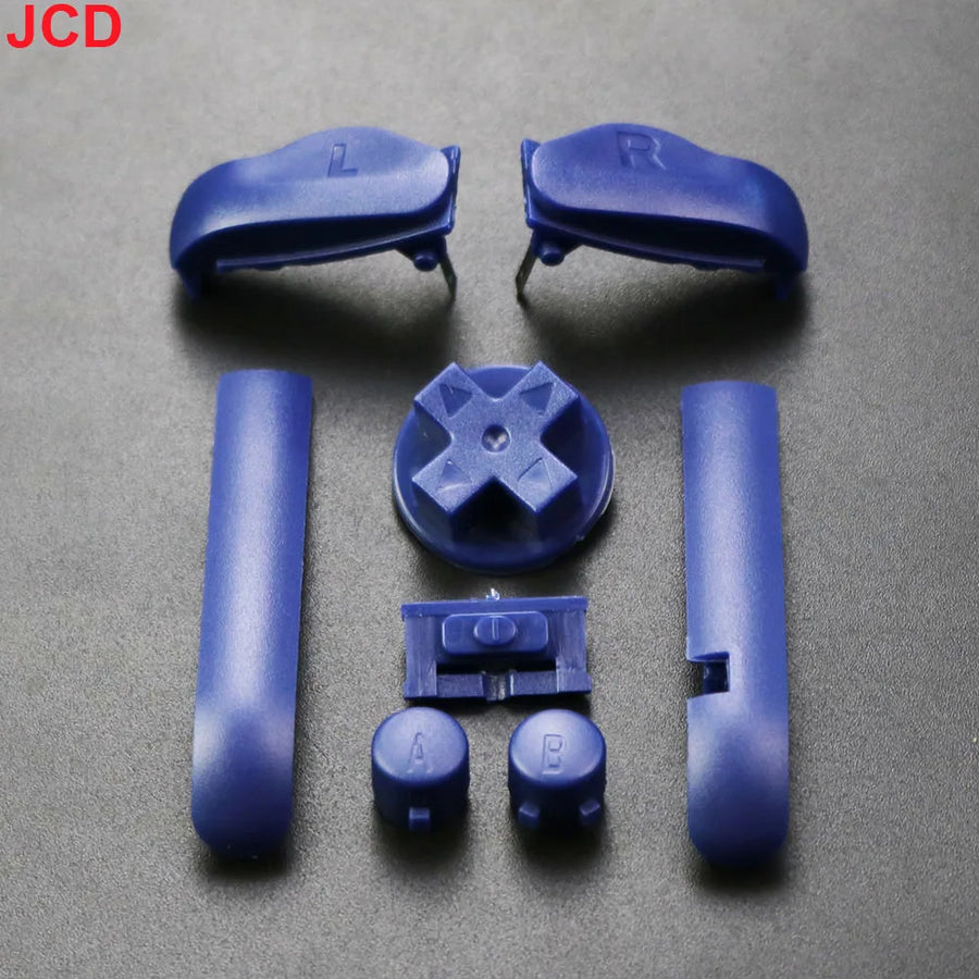 Jeu de boutons de remplacement pour Game Boy Advance : A/B, croix directionnelle et gâchettes L/R — Violet