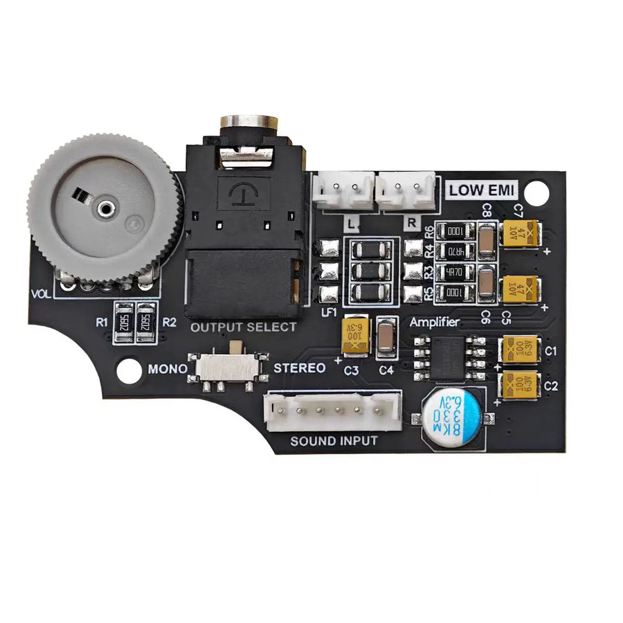 Carte audio double canal pour Game Gear, molette de volume grise