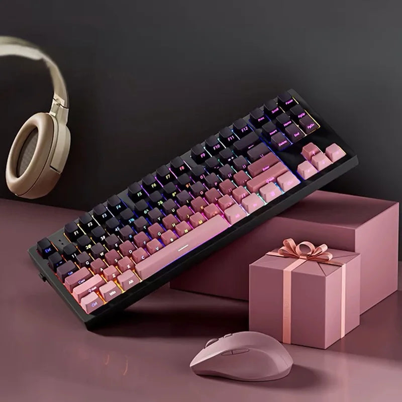 Jeu de keycaps PBT double injection, profil OEM, impression sur la face avant, clavier MX — visuel 6