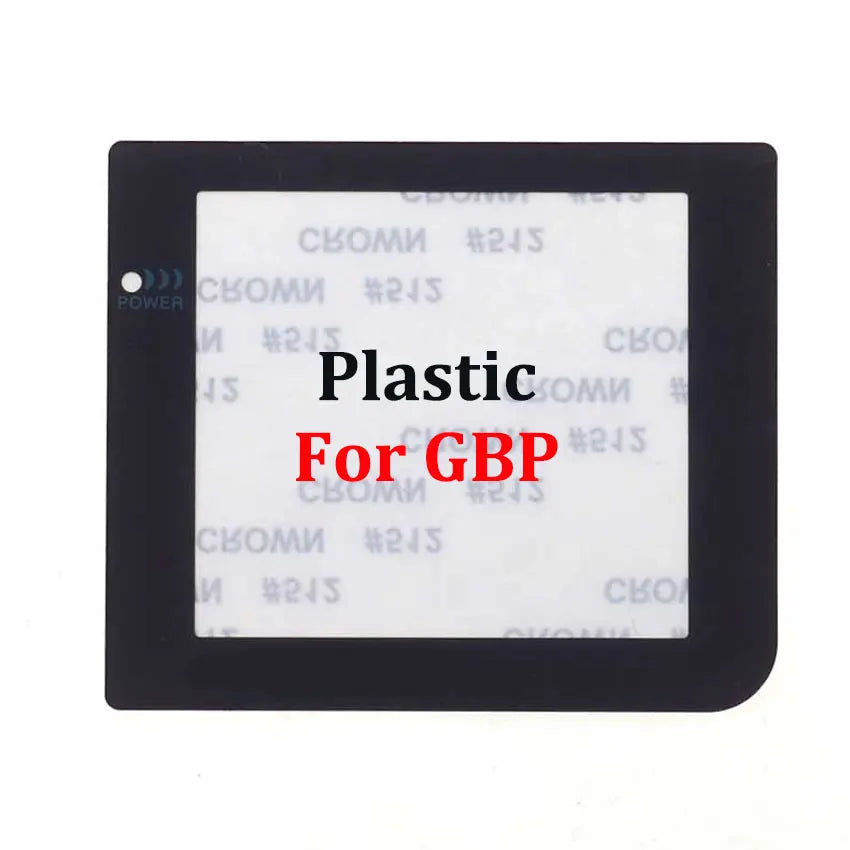 Vitre de protection d'écran de remplacement pour Game Boy et Game Boy Advance — Game Boy Pocket — plastique