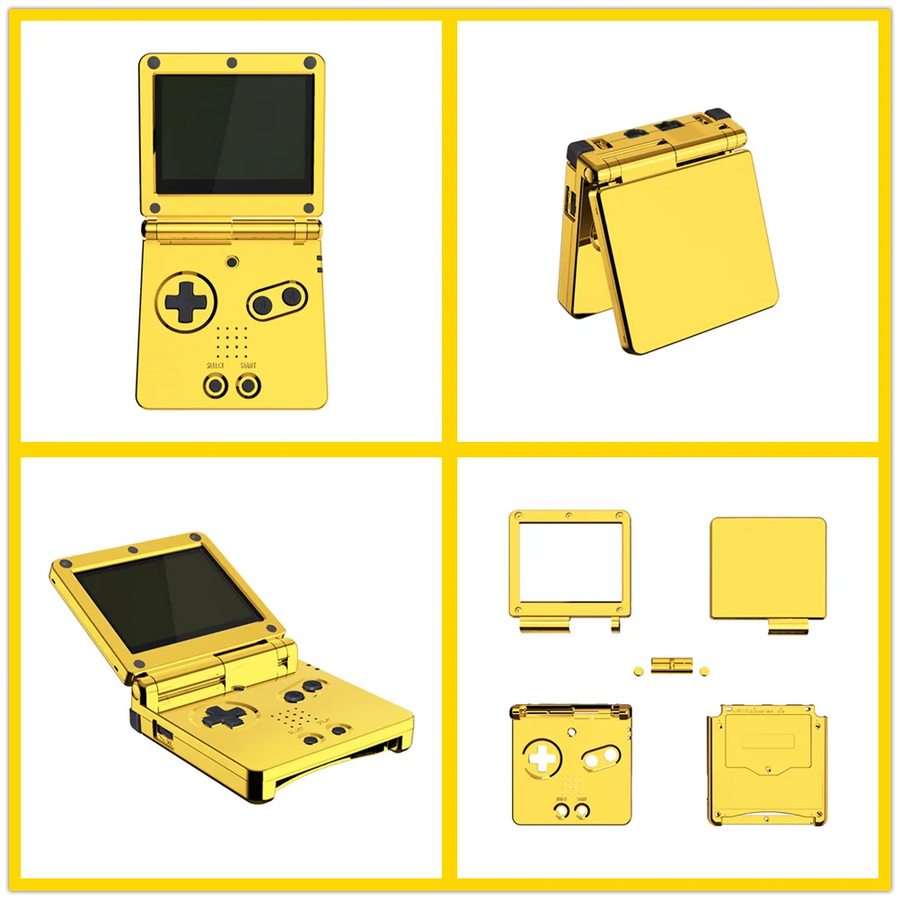 Coque de remplacement complète eXtremeRate pour Game Boy Advance SP, compatible écran IPS sans découpe — visuel 9