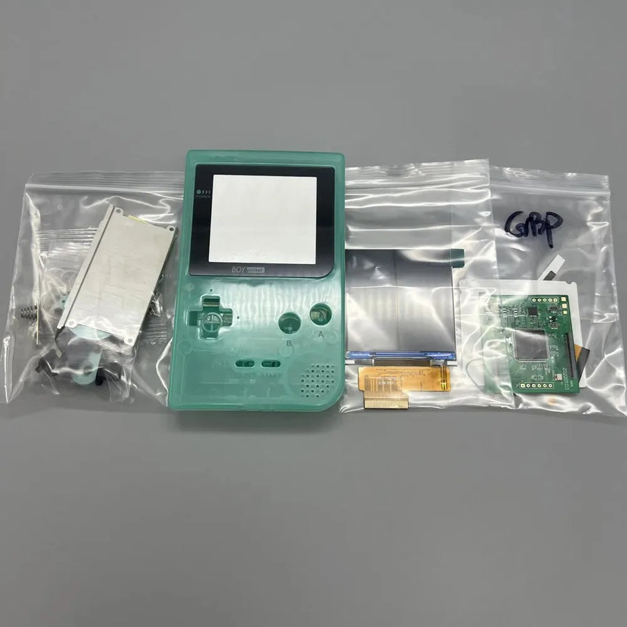 Écran IPS 2,6 pouces pour Game Boy Pocket avec coque, coloris bleu glacier — visuel 22