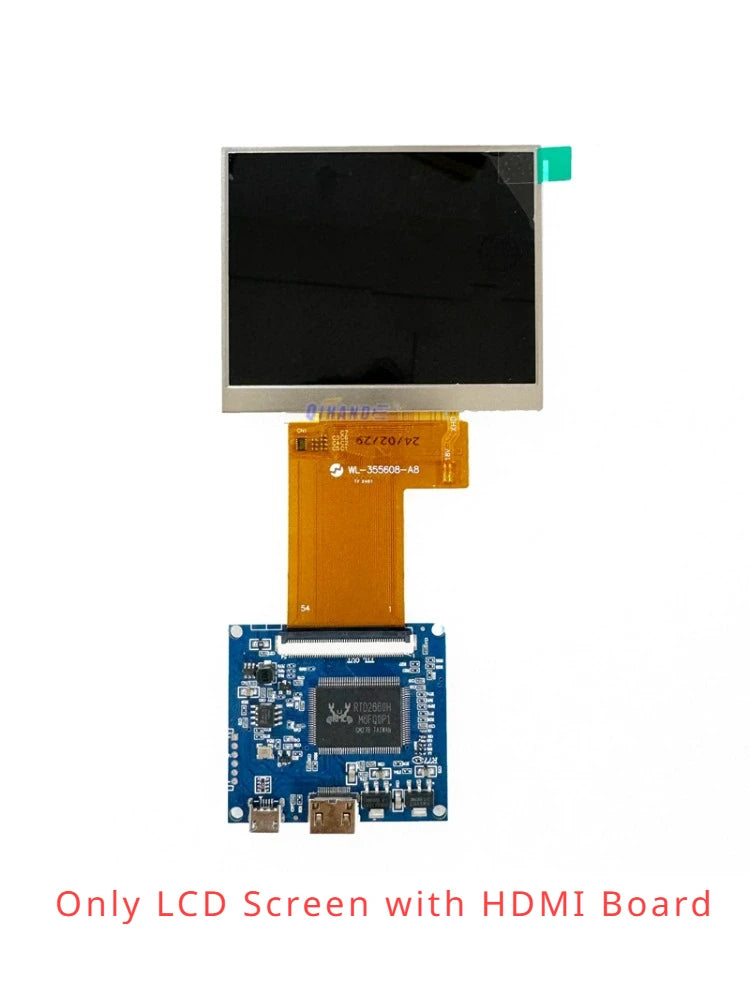 RG35XX IPS screen with mini HDMI driver board