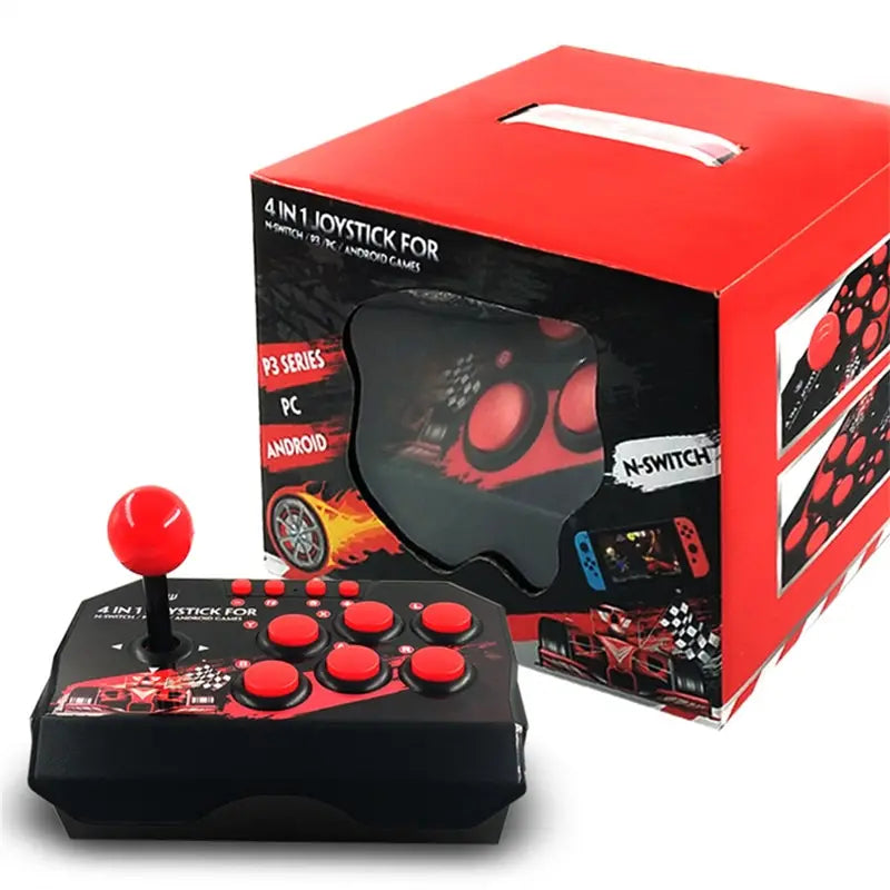 GAMINJA NS002 : stick arcade USB sans pile, alimenté par le câble