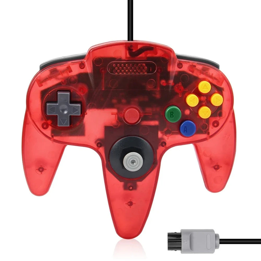 N64 wired controller, red colour — image 5