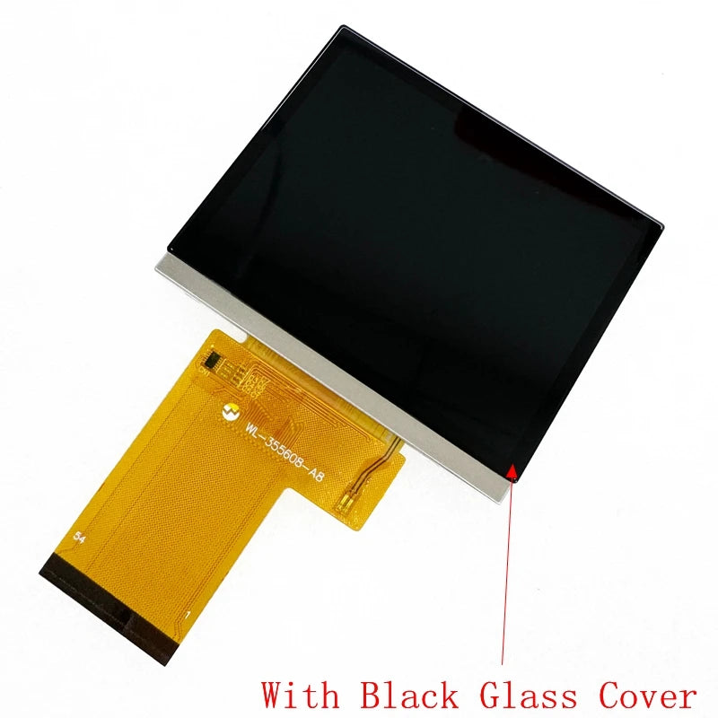 RG35XX IPS screen with black glass