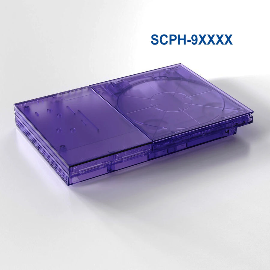 Coque de remplacement translucide BitFunx pour PS2 Slim, SCPH-9xxxx · Violet translucide — visuel 8