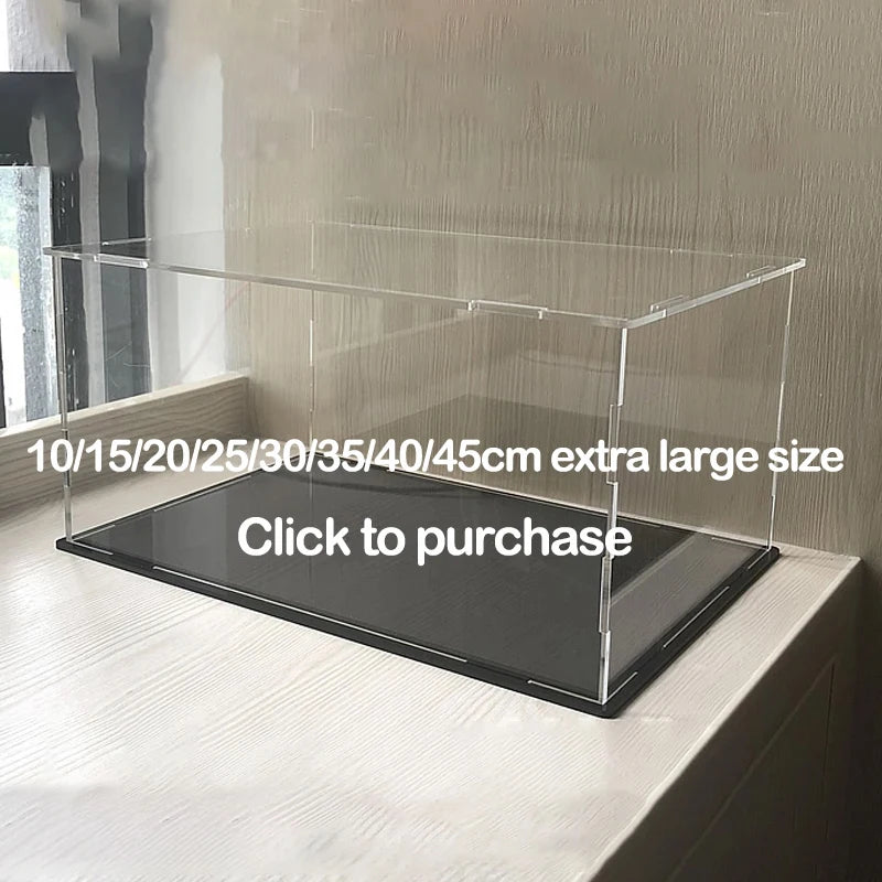 Vitrine en acrylique transparent à assembler pour figurines et objets de collection — visuel 7