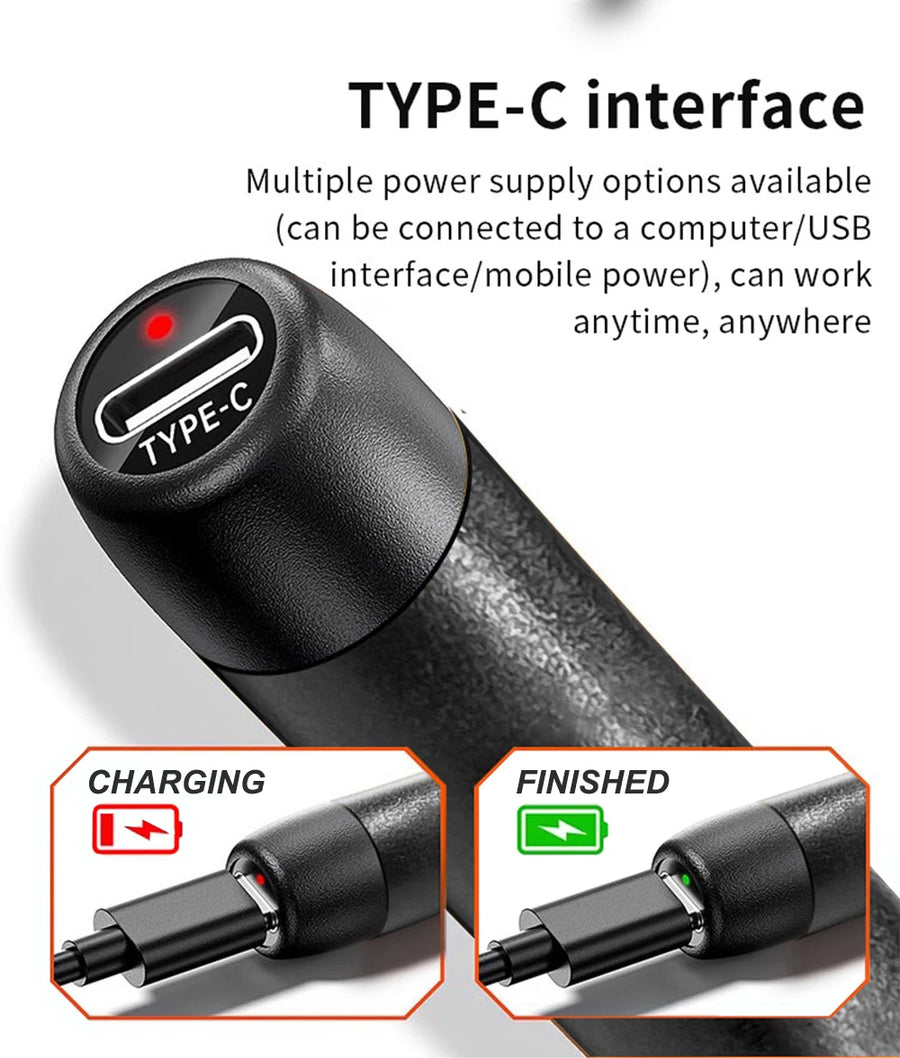 Fer à souder sans fil USB-C JCD C200, température réglable de 300 à 450 °C — visuel 26