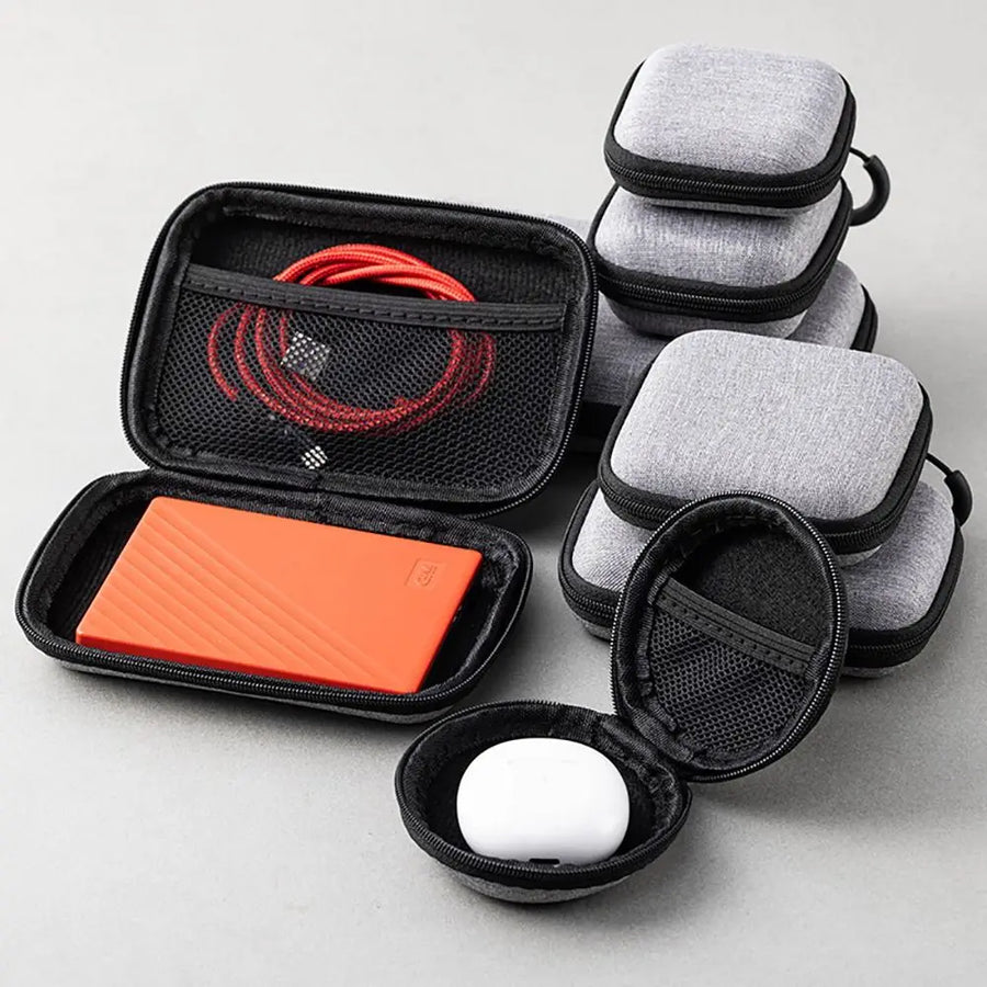 Étui de transport zippé pour console portable rétro, câbles et cartes microSD — visuel 11