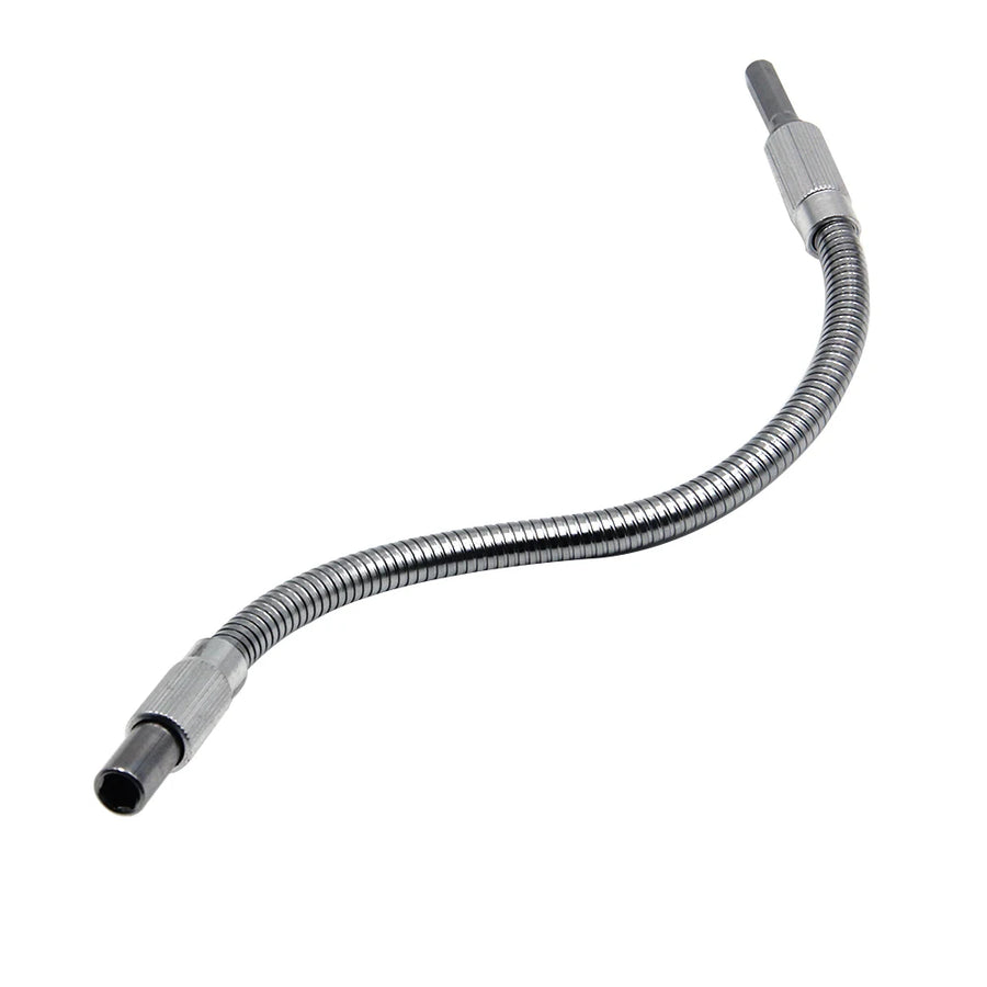 Rallonge flexible 300 mm pour embouts hexagonaux 6,35 mm, usage atelier et borne arcade
