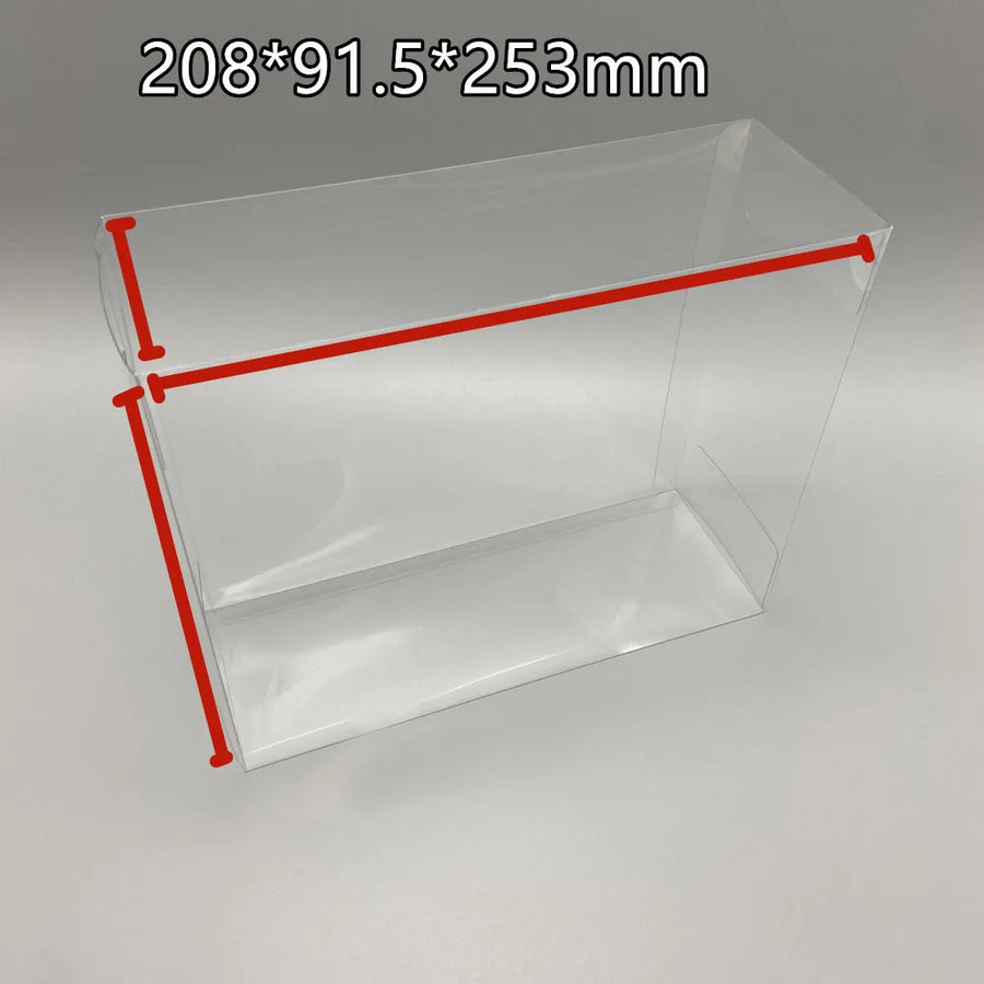 Clear protector for a Japanese Game Gear game box
