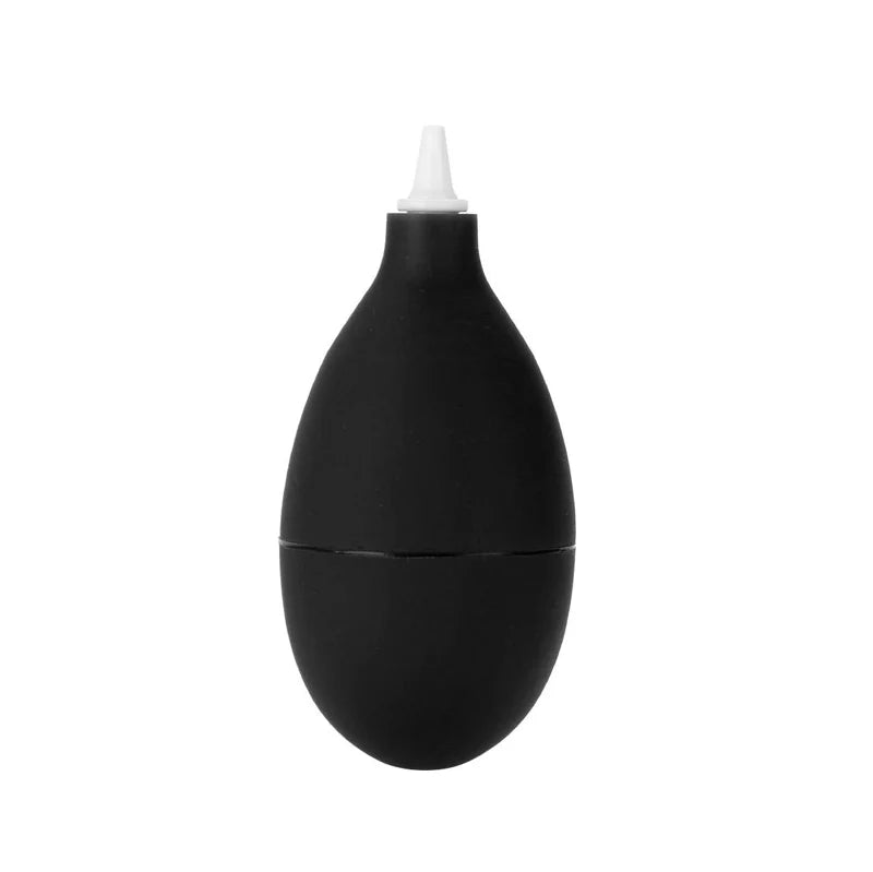 Soufflette à poussière en caoutchouc noir pour nettoyer consoles et cartouches — Noir