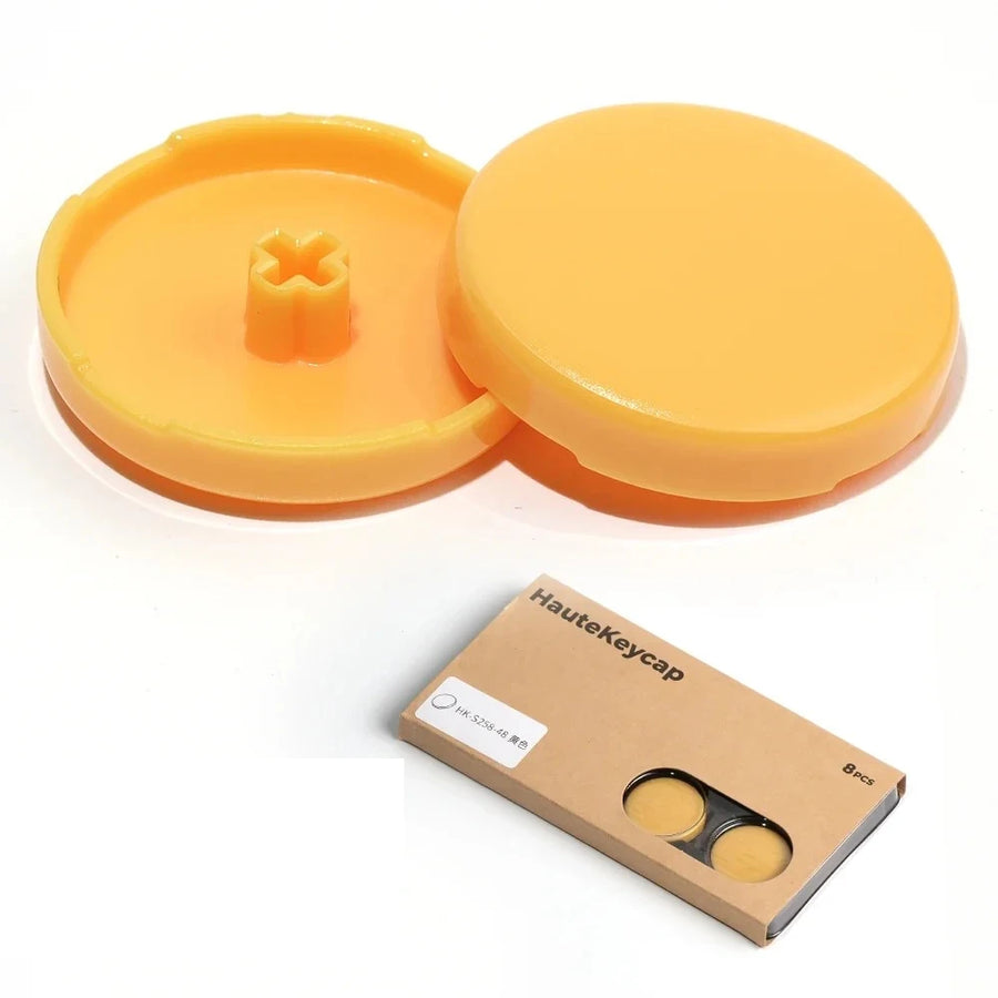 Haute42 25.8 mm hitbox caps, Yellow colour — image 15