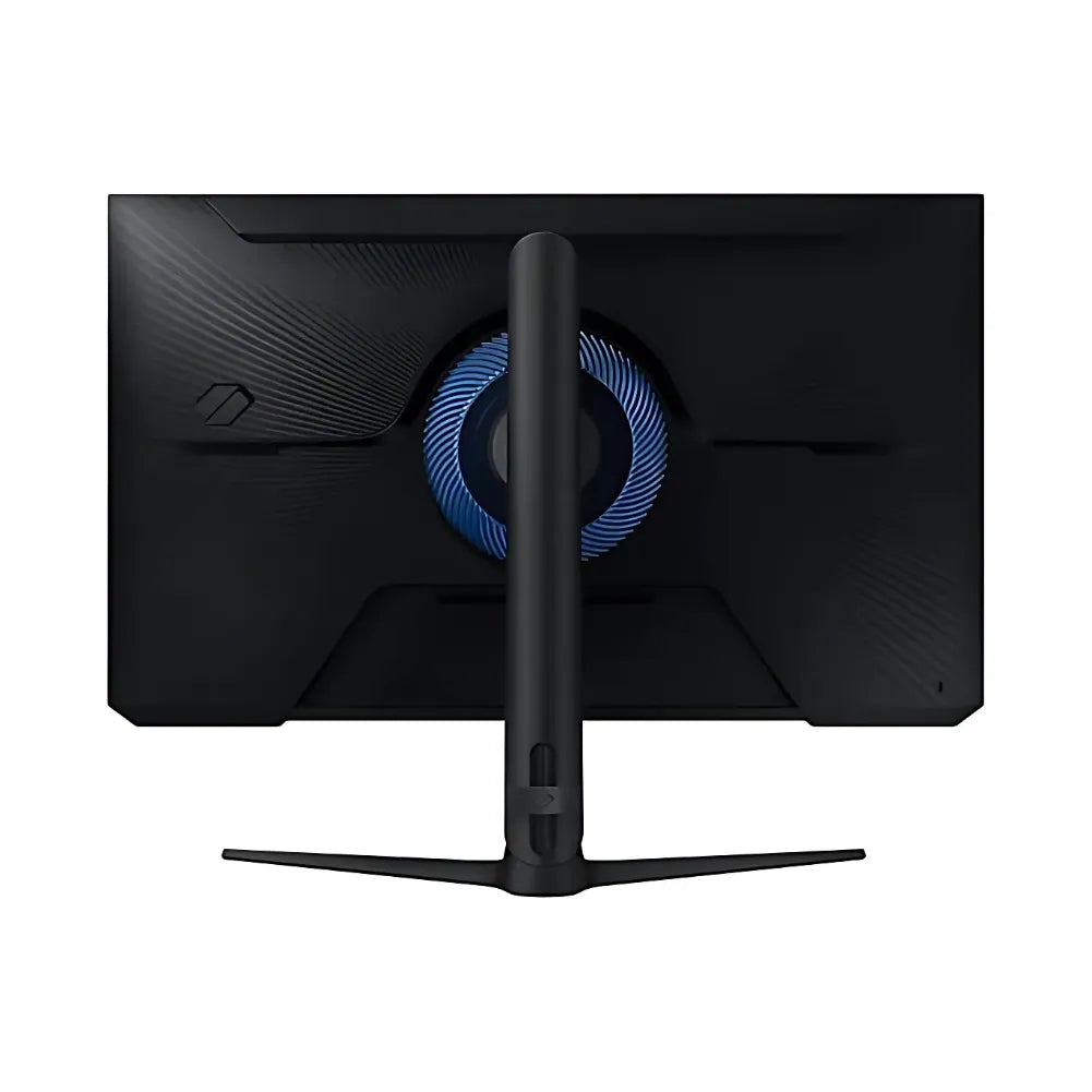 Vista posteriore del Samsung Odyssey G3 con connessioni HDMI e DisplayPort.