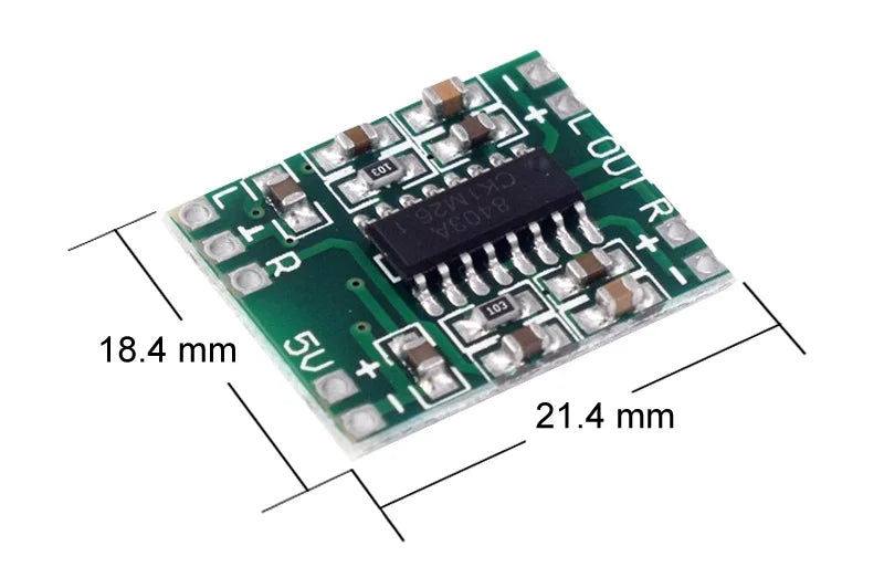 Module amplificateur audio PAM8403 2 × 3 W classe D alimenté en 5 V — visuel 4