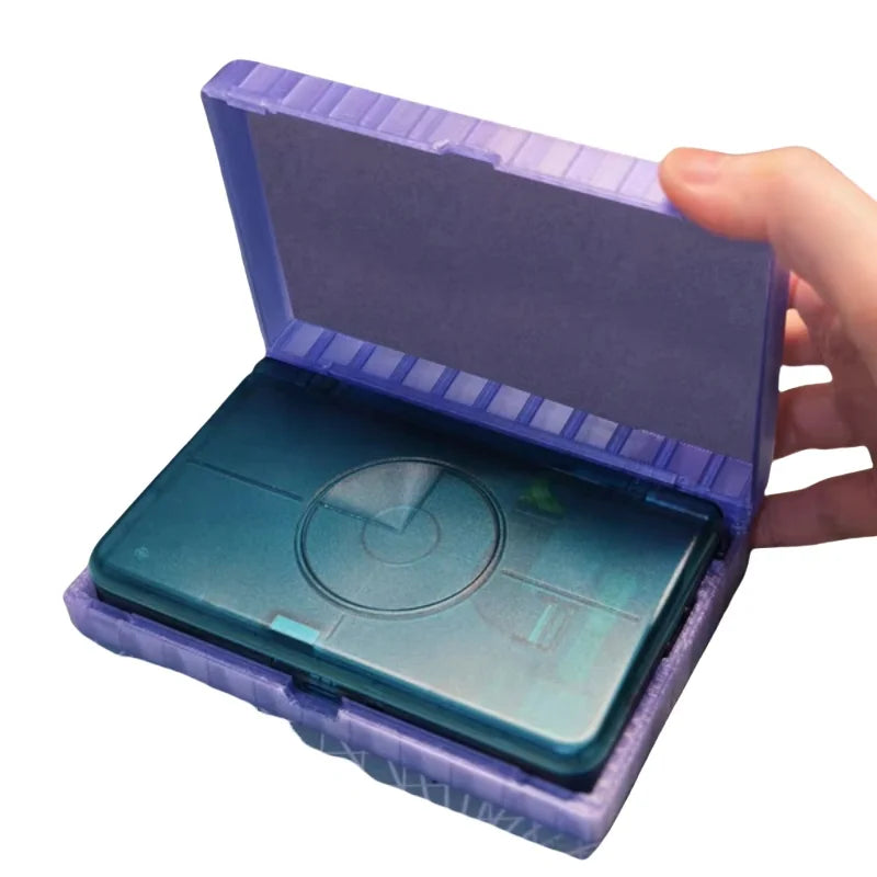 Coque de transport rigide pour la console à clapet Retroid Pocket Flip 2, coloris noir, blanc et violet, visuel 5
