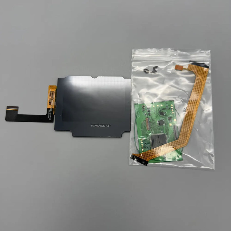 Écran IPS 3 pouces de remplacement pour Game Boy Advance SP — Écran LCD laminé